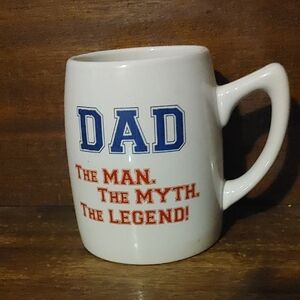 ✅$5 Add On Dad Mug with Blue and Red Text
